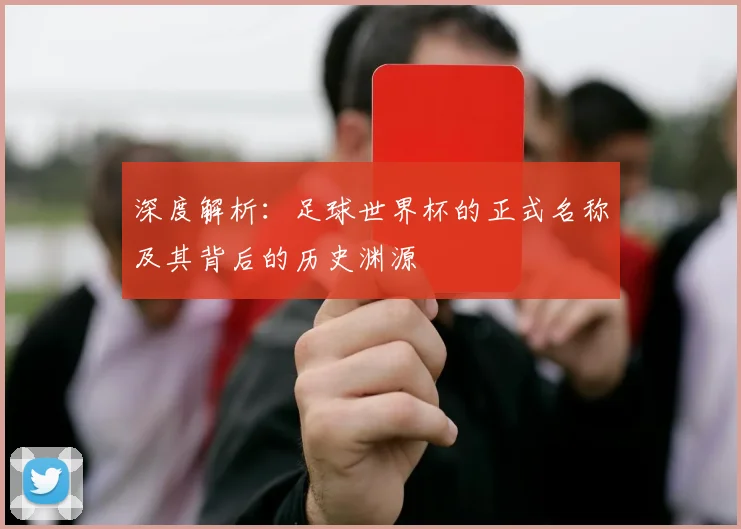 深度解析:足球世界杯的正式名称及其背后的历史渊源