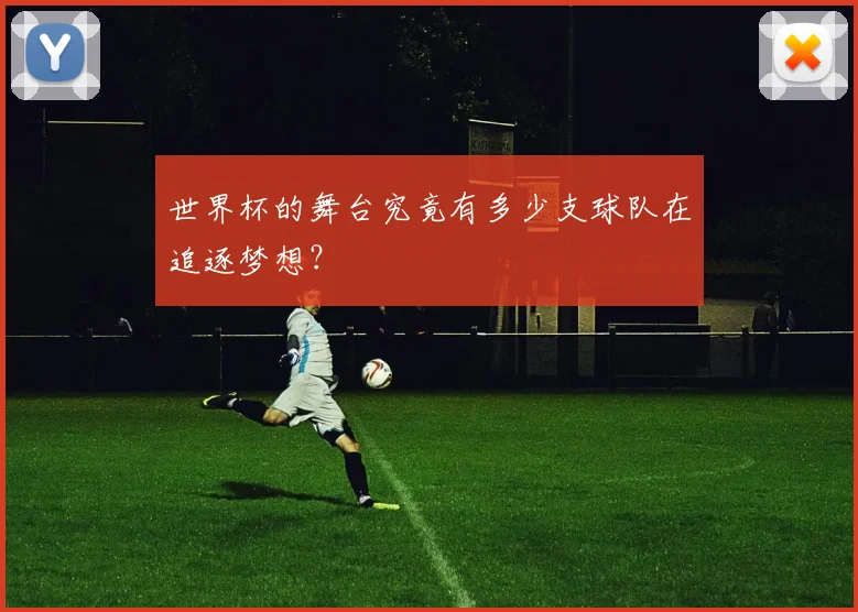 世界杯的舞台究竟有多少支球队在追逐梦想?