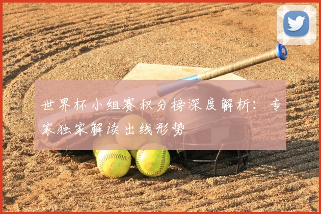 世界杯小组赛积分榜深度解析：专家独家解读出线形势