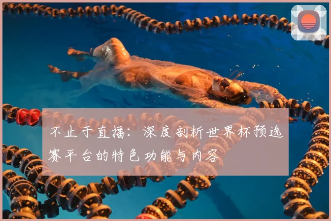 不止于直播：深度剖析世界杯预选赛平台的特色功能与内容
